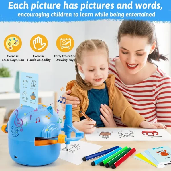 Painting robot for kids JQR-01