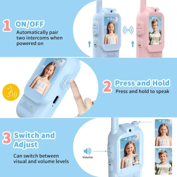 Kids Walkie Talkies with Video
