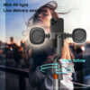 Portable Q13 Intelligent AI Face Tracking Cell Phone Holder Selfie Stick with Tripod with Remote Controller and Fill Lamps