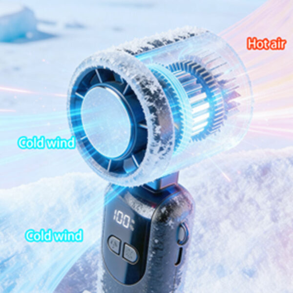 主图6 K11 Rechargeable USB Foldable Handheld Fan Eco-Friendly for Outdoor Household & Car Use